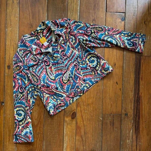 Ruby Rd. Multicolored Jacket - Picture 1 of 6